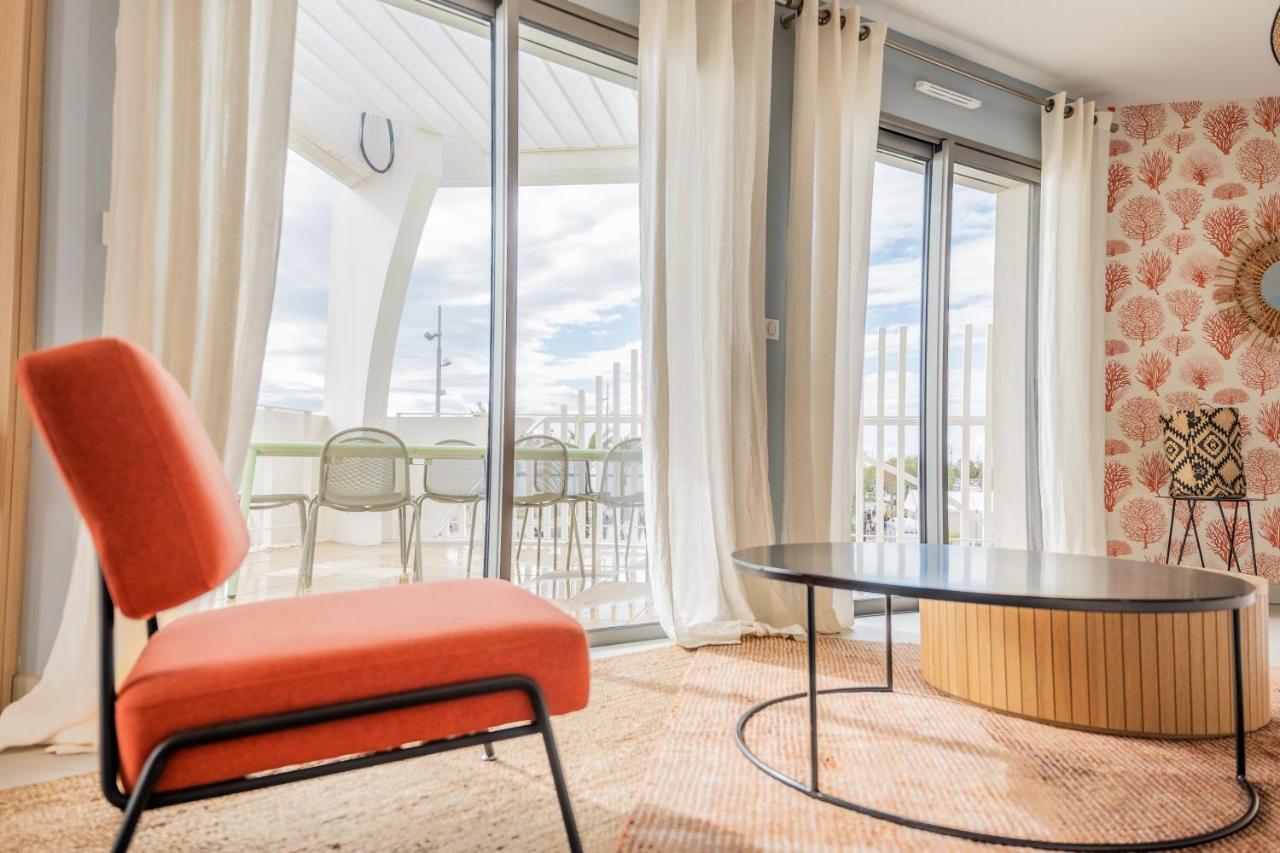 Le Majestic Residence Le Mind Vue Mer Exceptionnelle Grande Terrasse Privee Piscine Partagee Sur Le Toit Hyper Centre La Grande Motte Exterior foto