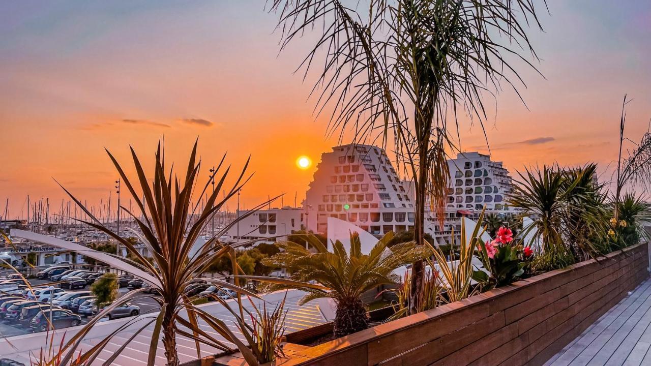Le Majestic Residence Le Mind Vue Mer Exceptionnelle Grande Terrasse Privee Piscine Partagee Sur Le Toit Hyper Centre La Grande Motte Exterior foto
